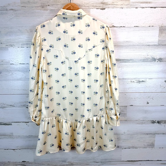 NWOT Folk Saint Sienna Dress Kindred Floral Prairie Western Mini Small Cottage - Picture 5 of 15